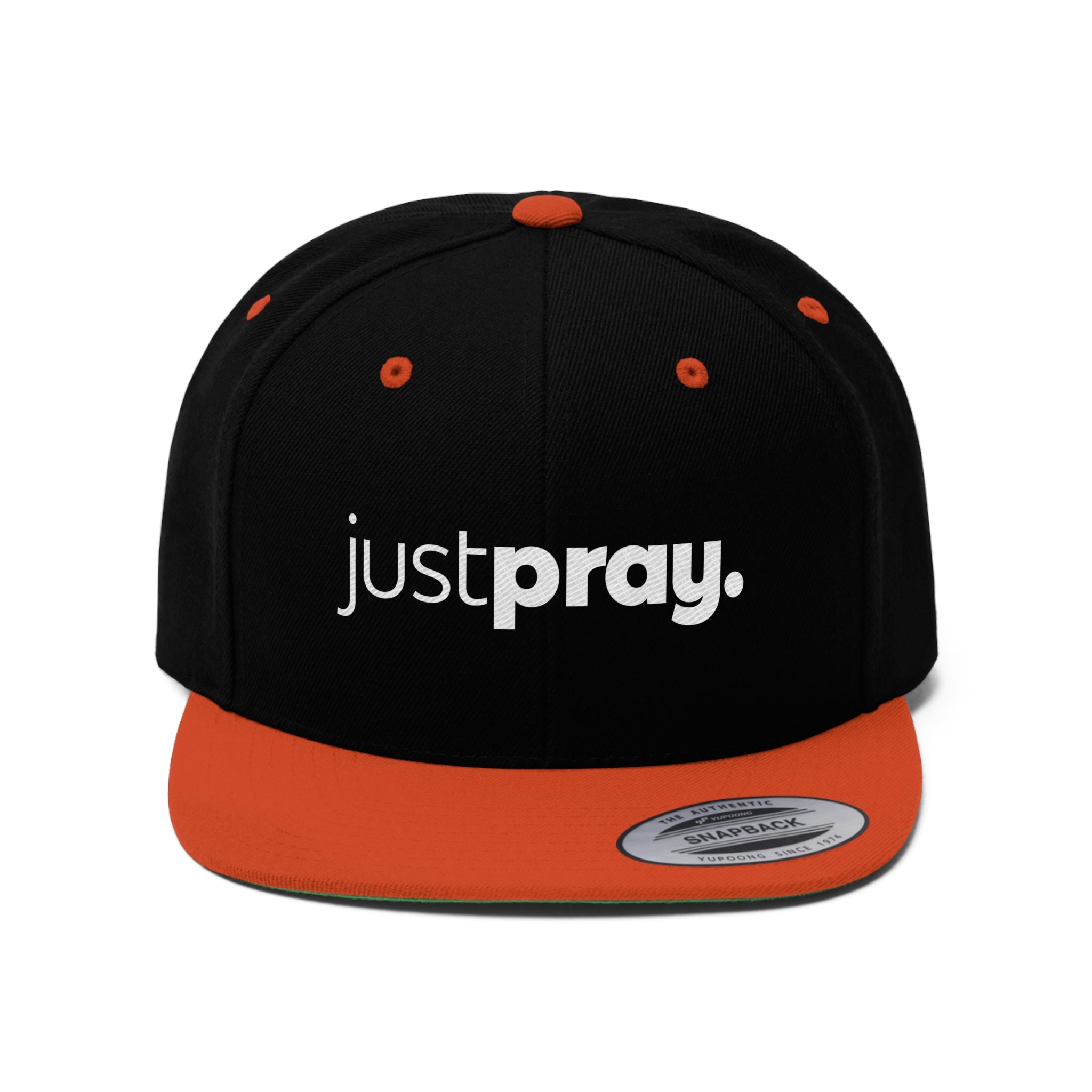 "Just Pray" Flat Bill Hat
